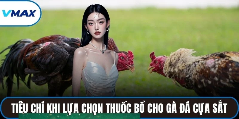 Tiêu chí khi lựa chọn thuốc bổ cho gà đá cựa sắt